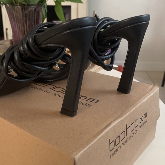 Braided Strappy Heels - Picture 3 of 5